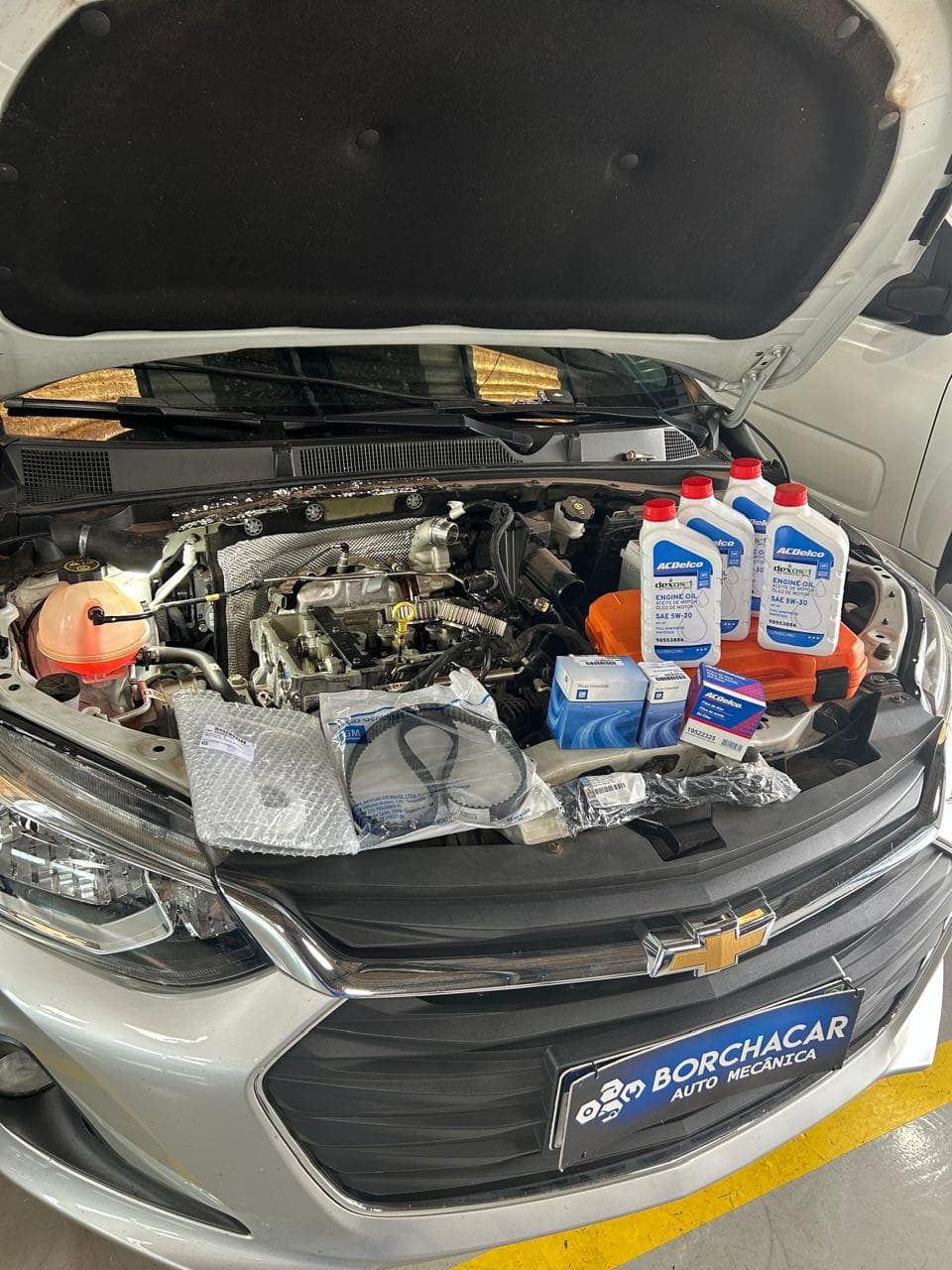 chevrolet onix na oficina borchacar mecanica em cascavel